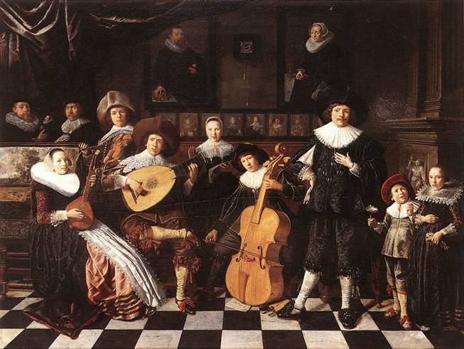 A Family Making Music ca. 1635  Jan Miense Molenaer   1610-1668    Frans Hals Museum   Haarlem